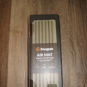 Snugpak Base Camp Ops Air Mat With Built In Foot Pump Olive